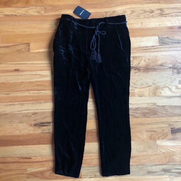 NWT THE KOOPLES Flowing Velvet Pants - Picture 3 of 8